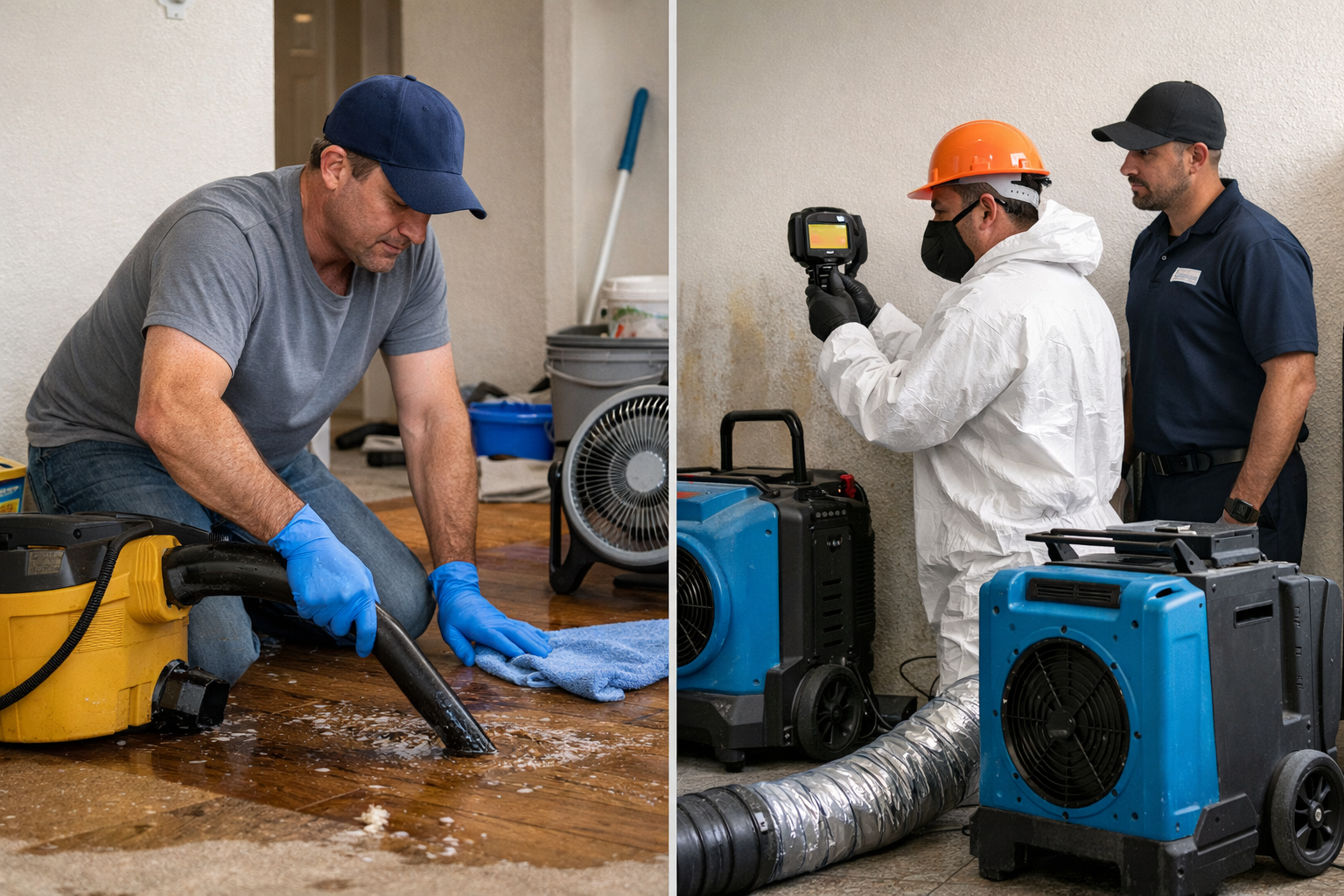 Water Damage Restoration vs DIY Cleanup in SoCal