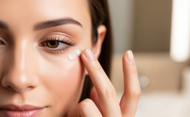 Eye bag filler minimizing shadow formation, through customized depth correction, approaches